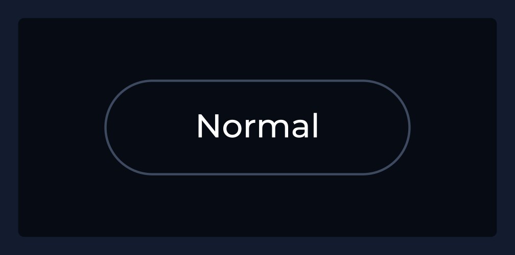 Normal button ui element template vector image