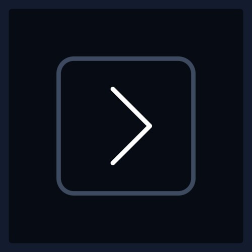 Normal forward arrow ui element template vector image