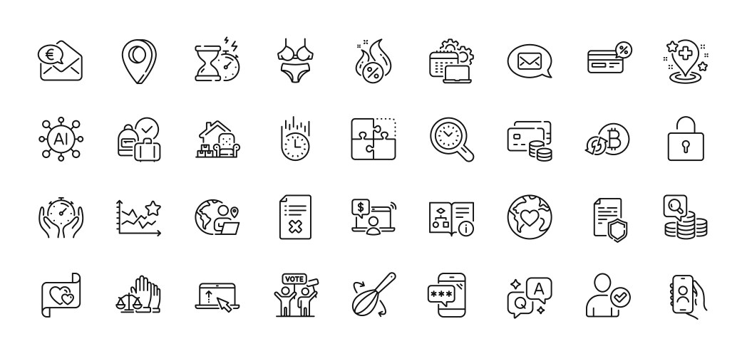Reject file technical algorithm and donation line vector image