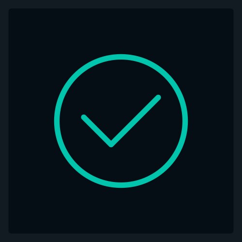 Hover confirmation button ui element template vector image