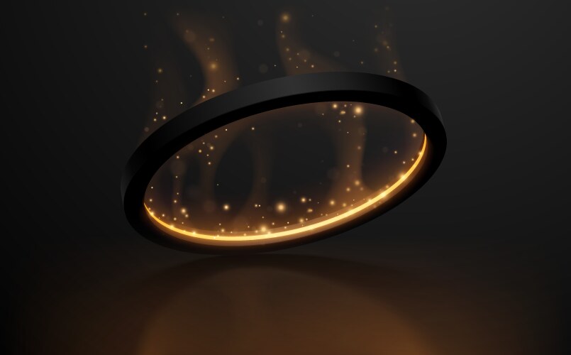 Golden Solar Eclipse Ring – Royalty-Free Vector | VectorStock
