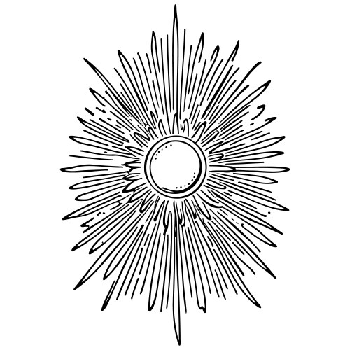 Sun Line Drawing Vector Images (over 23,000)