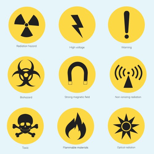 Warning Systems Vector Warning signs Royalty Free Vector Image - VectorStock