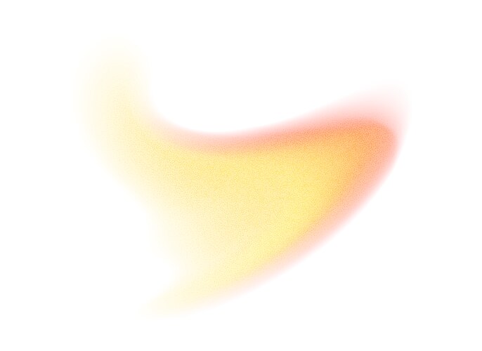 Abstract gradient shape with noise orange vector image