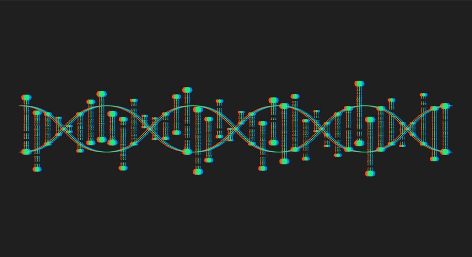 Alien-dna-2 Royalty Free Vector Image - VectorStock