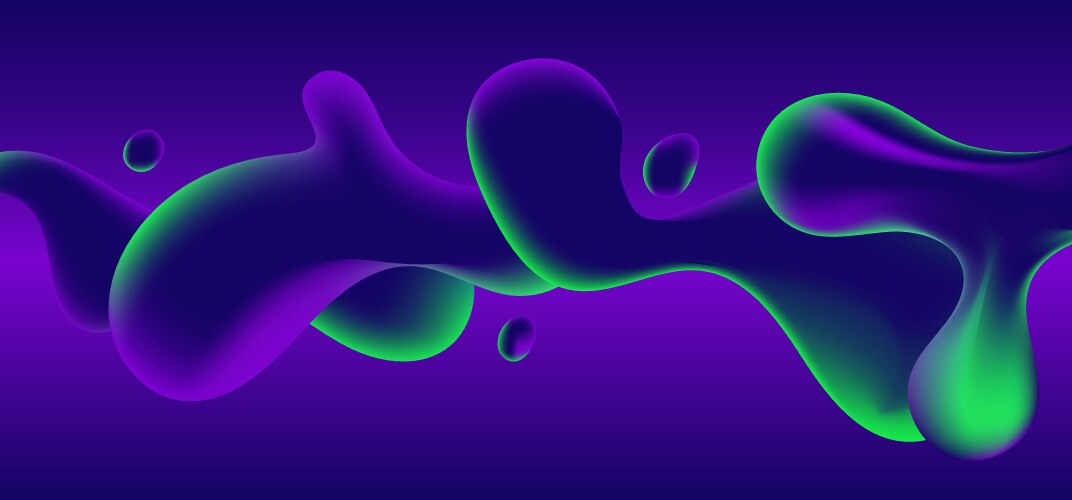 abstract blue green and purple gradient color vector image