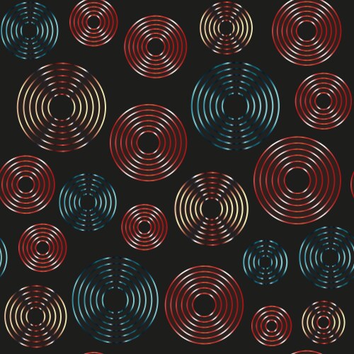 Retro geometric seamless pattern Royalty Free Vector Image