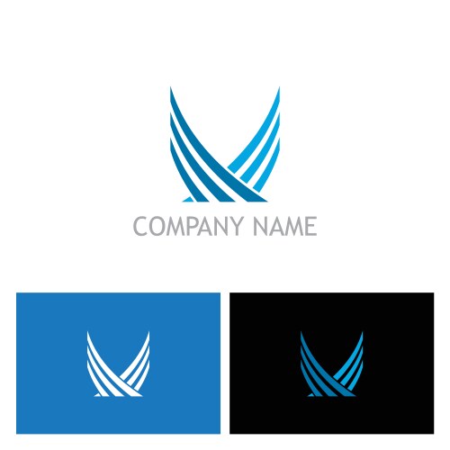 Air wing fly logo Royalty Free Vector Image - VectorStock