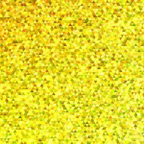 Yellow abstract gradient tiled triangle pattern vector image
