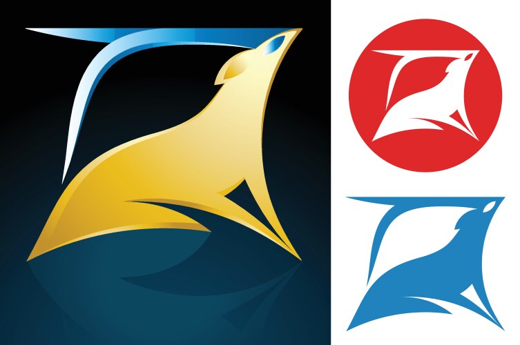 Capricorn Zodiac Goat Emblem Vector Image