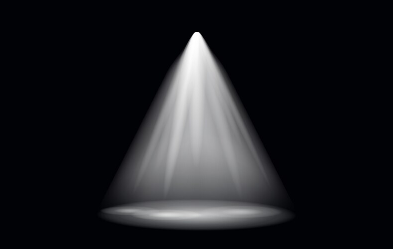 Light effect on transparent background eps 10 Vector Image