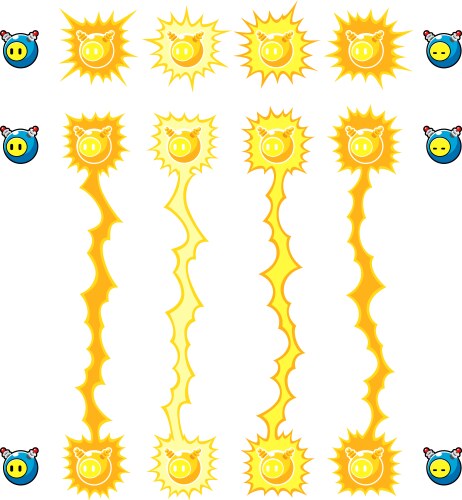 Robot Enemy Sprite Sheets - Action Game vector image
