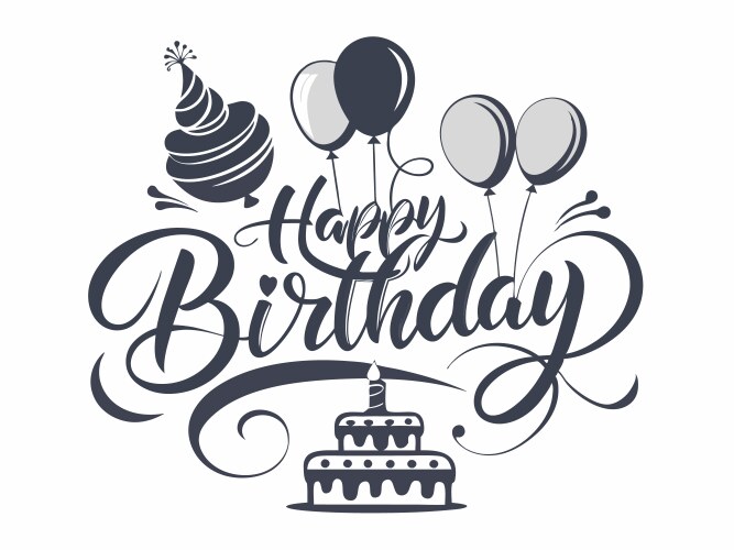 Happy Birthday Silhouette Vector Images (over 18,000)