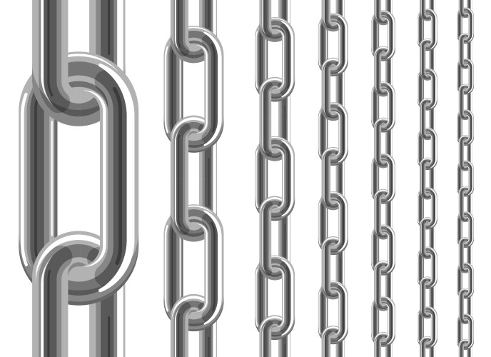 Chain design isolated on white background vector image