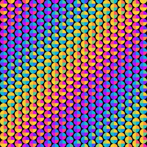 Geometric abstract polka dot pattern seamless Vector Image