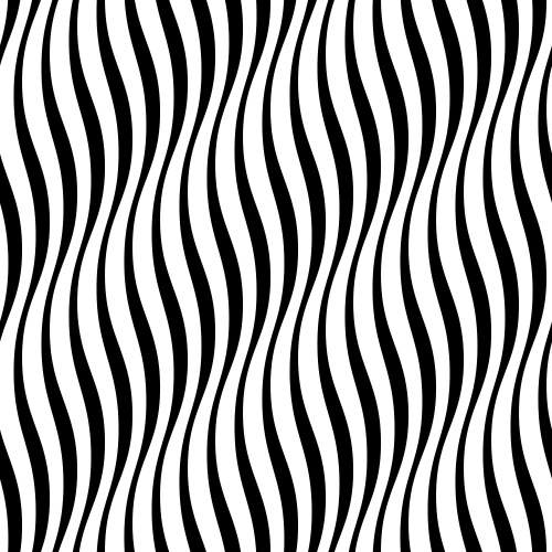 Striped seamless pattern black white thin Vector Image