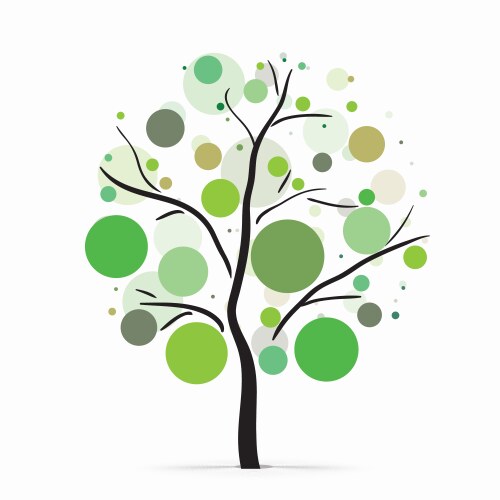 Family abstract tree Royalty Free Vector Image