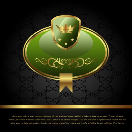 Background with shield Royalty Free Vector Image