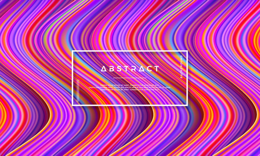Abstract dynamic and textured colorful background vector image