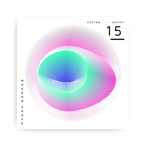 Modern Abstract Shape Vector Image