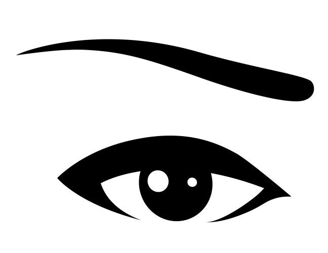 Green eye icon Royalty Free Vector Image - VectorStock