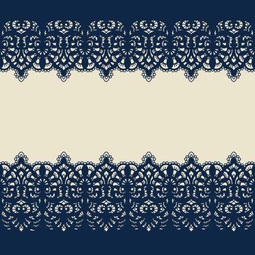 Seamless black lace Royalty Free Vector Image - VectorStock