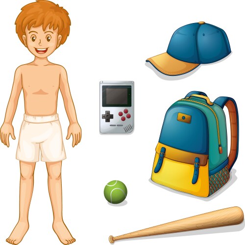 A baseball player Vector Image