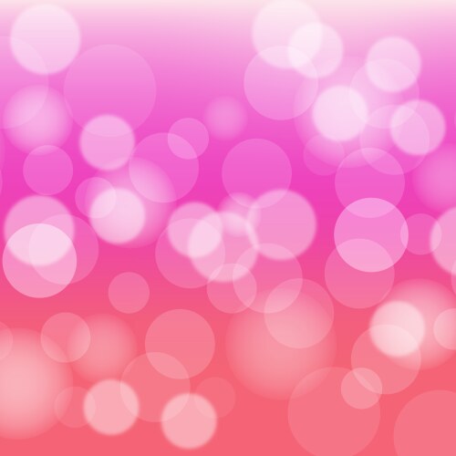 Abstract red blurred background with bokeh effect vector image