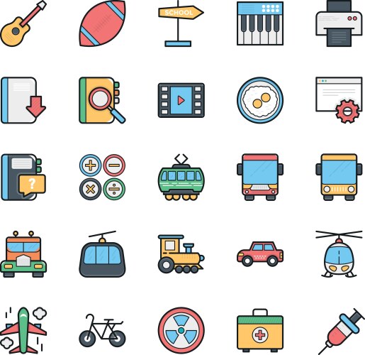 Networking web user interface and internet 9 vector image
