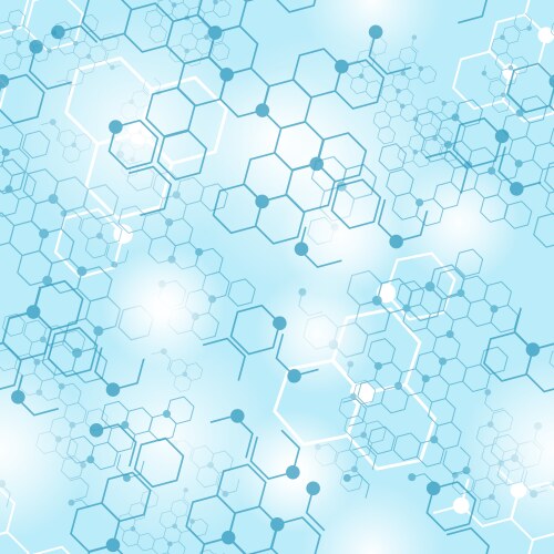 Molecular structure gene elements Royalty Free Vector Image