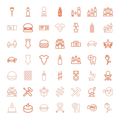 One icons (36899970) – Free Vector | VectorStock