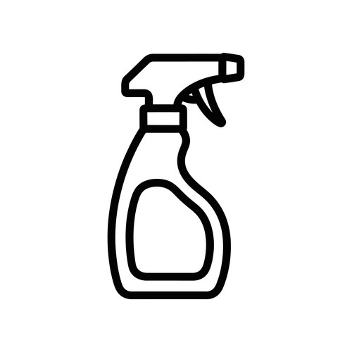 Black gas pump nozzle icon isolated on white Vector Image