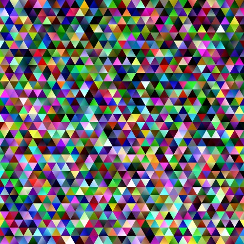 Abstract gradient tiled triangle pattern vector image