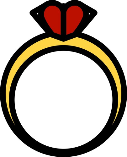 Wedding ring icon Royalty Free Vector Image - VectorStock
