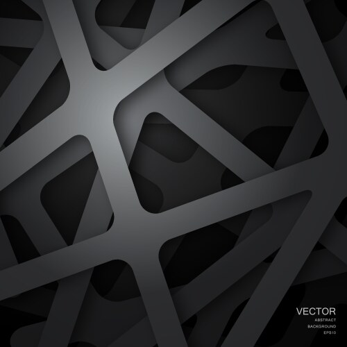 Background in the form of a gray abstract grid vector image