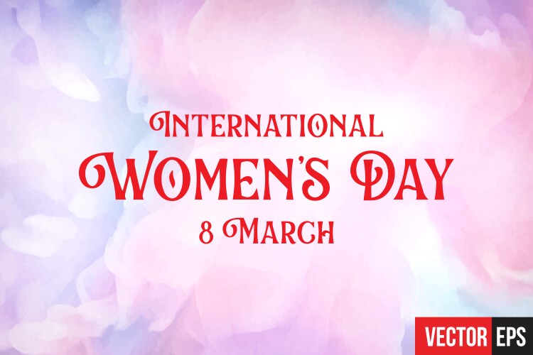 International womens day vector image