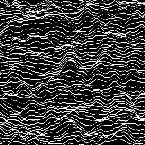 White Line Noise Texture Vector Image