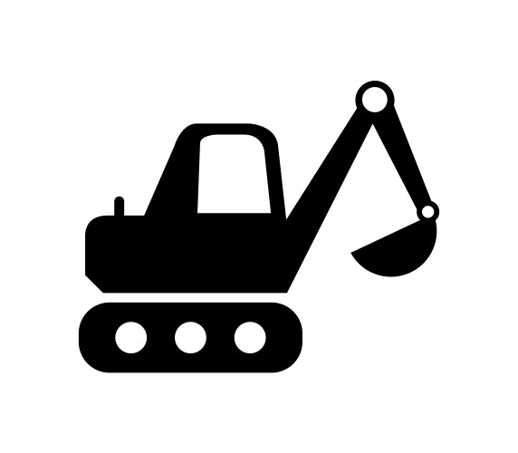 Wheel loader icon Vector Images & Graphics for Commercial Use | VectorStock