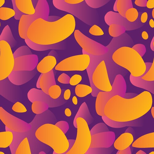 Abstract modern curve forms seamless pattern vector image