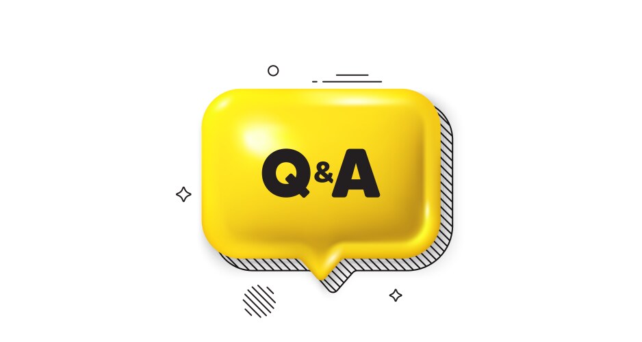 questions and answers icon answer question sign vector image