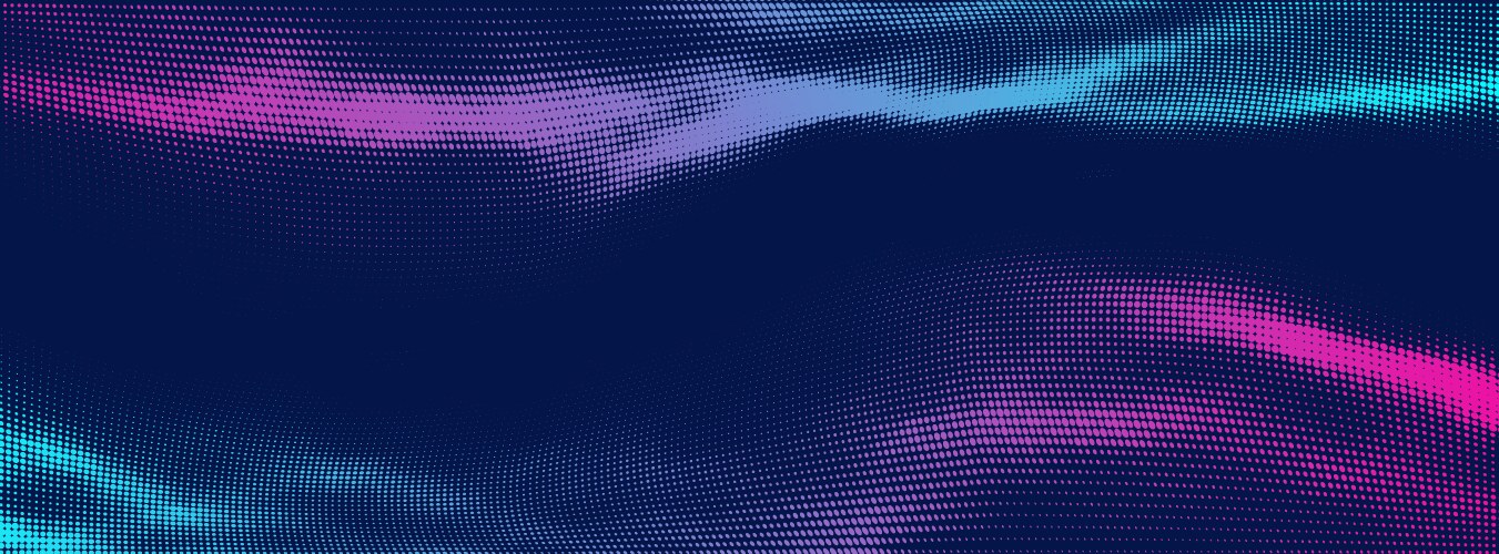 halftone retro background pink blue vector image