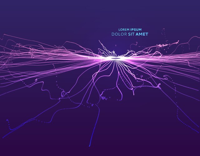 Dynamic Particle Explosion vektorbild