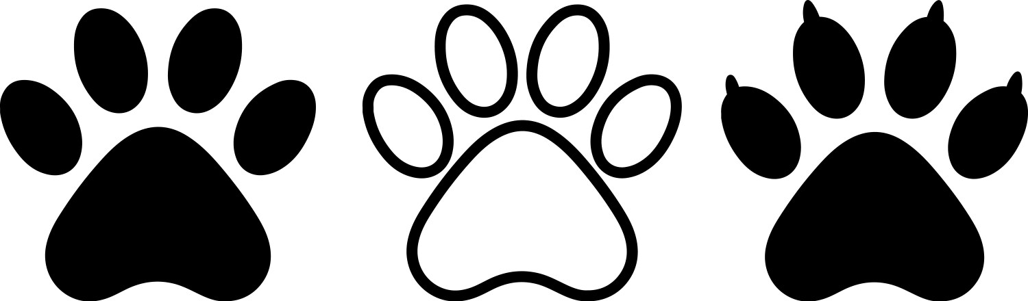 Dog Paw Print Outline Vector Images (over 15,000)