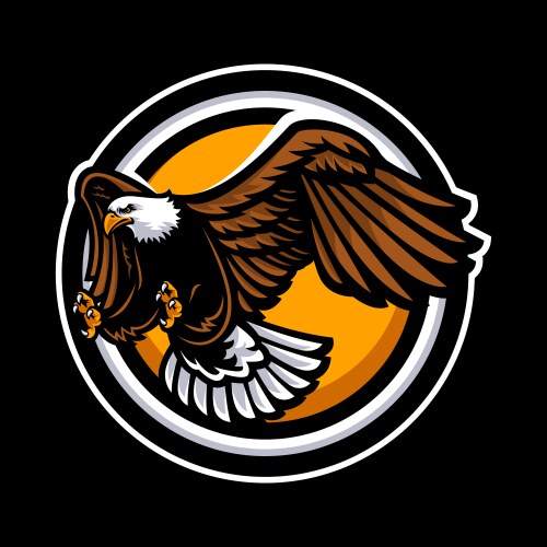 Eagle logo Royalty Free Vector Image - VectorStock