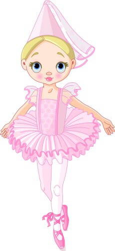 A little princess Royalty Free Vector Image - VectorStock