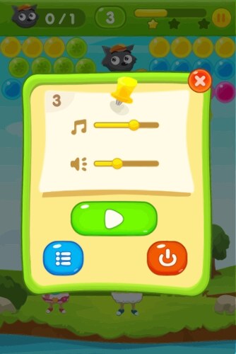 Complete set of level button game ui pop-up icon vector image