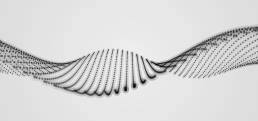 Spiral 3d dynamic background connection structure vector image