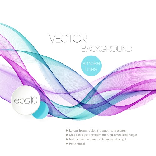 Abstract wave template background brochure design Vector Image