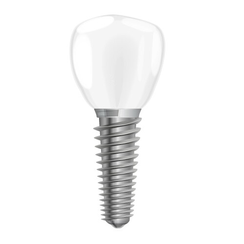 Dental implant icon Royalty Free Vector Image - VectorStock