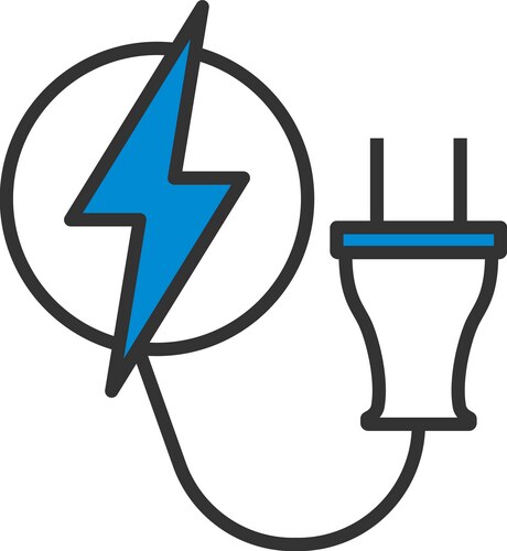 Electric plug Royalty Free Vector Image - VectorStock